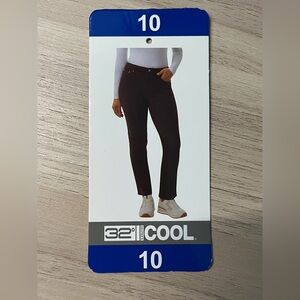 32 Degrees Women's Cool Dark Purple Straight Leg Jeans